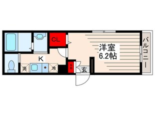 キューブ船堀の物件間取画像